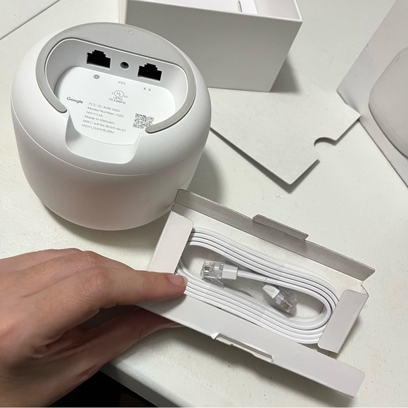 Google Nest WiFi Router Untested Missing Power Cord - Picture 4 of 5